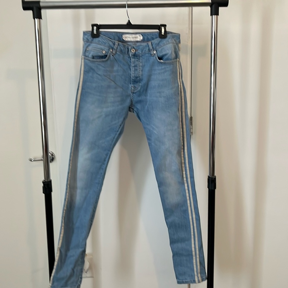 Top Man skinny jeans.